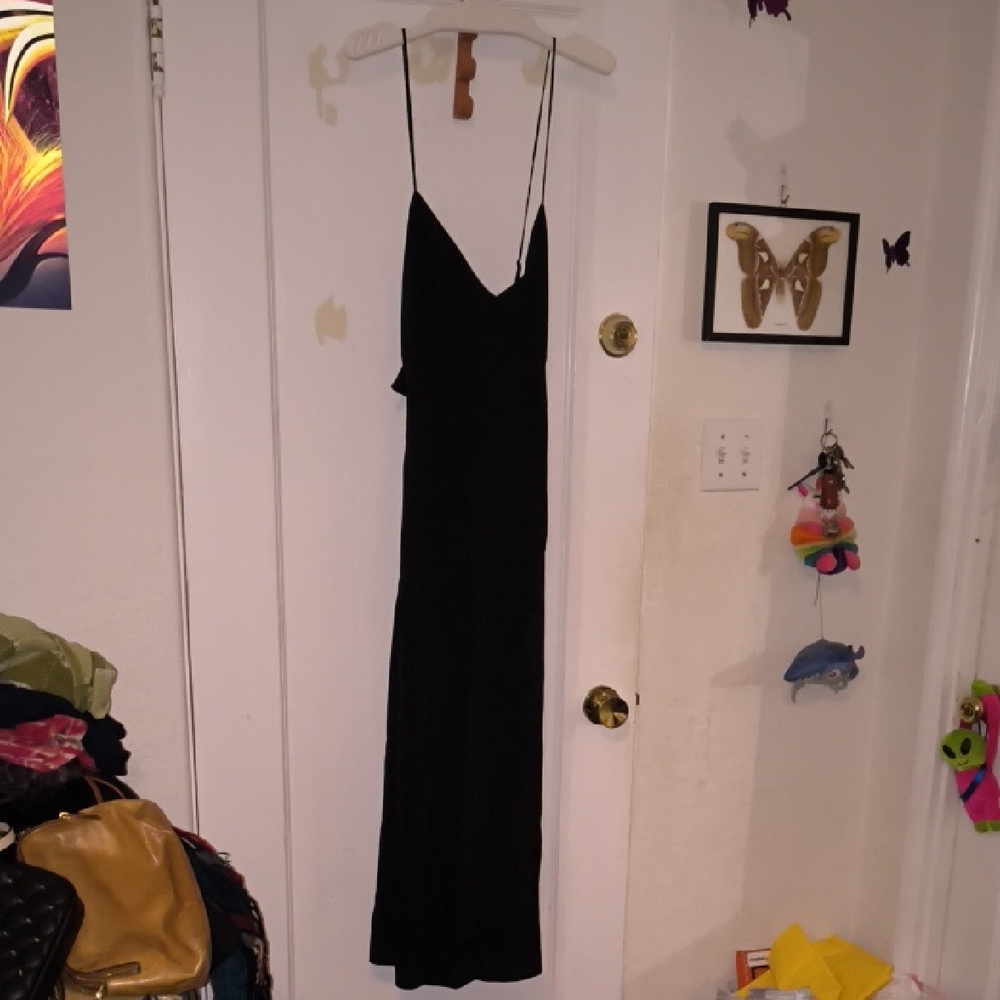 NWT Madewell | Black Spaghetti Strap Maxi Dress